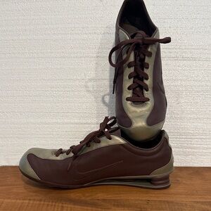 Nike Shox Rivalry NikeiD Custom Sneakers - Brown/Gold - Men’s Size 10.5